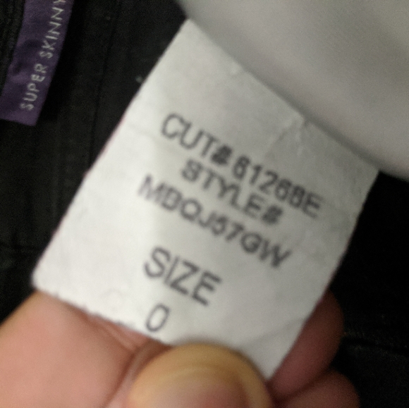 NYDJ Alina Zipper Legging Super Skinny Jeans 0 - Picture 3 of 7